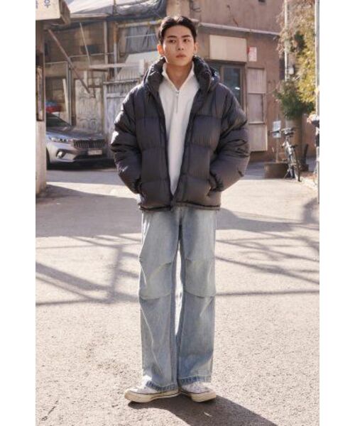 MUSINSA STANDARD（ムシンサスタンダード）の「デニムパラシュートパンツ [スカイブルー]（デニムパンツ・メンズ・その他・26/27/28/29/30/31/32/33/34/36/38/40/42）」の19枚目の写真