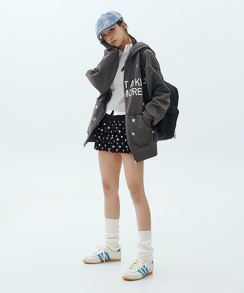 YOUHEE（ユヒ）の「NOT A KID HOOD ZIP-UP CHARCOAL（パーカー・レディース・その他・FREE）」の7枚目の写真