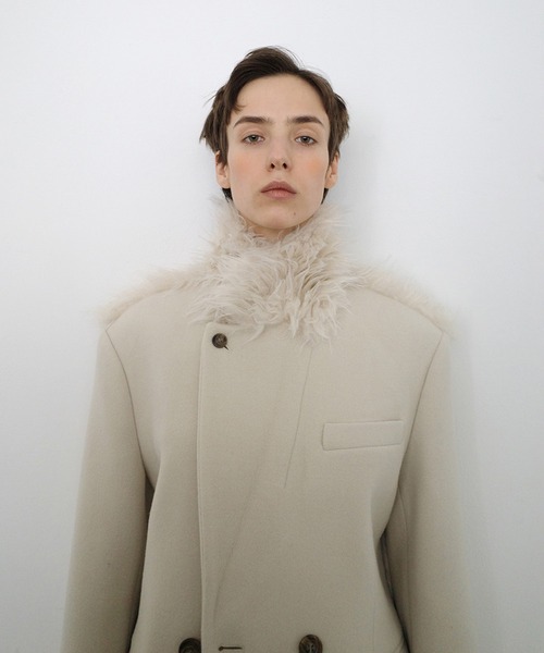セール】FAKE FUR DOCKING OVER COAT（その他アウター）｜CLANE