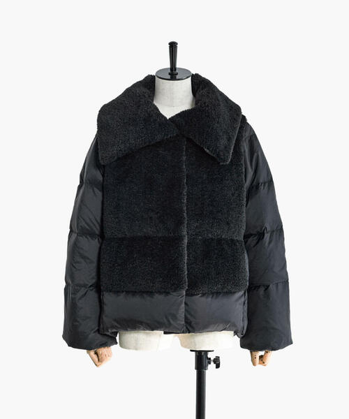 ピンキーアンドダイアン ダウンジャケット コート フード ファー 3way PINKY&DIANNE（ピンキーアンドダイアン）の「ファーコンビビックカラー