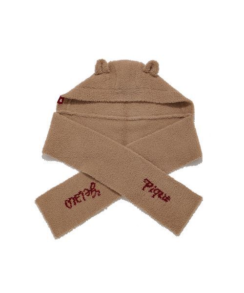 gelato pique（ジェラートピケ）の「【HOLIDAY】なりきりバラクラバ（その他ルームウェア・レディース・レッド/ベージュ・F）」の2枚目の写真