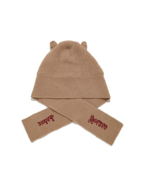 gelato pique（ジェラートピケ）の「【HOLIDAY】なりきりバラクラバ（その他ルームウェア・レディース・レッド/ベージュ・F）」の4枚目の写真