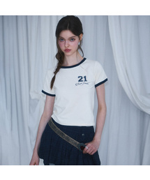 No.21 Ringer T-shirt [Cream]
