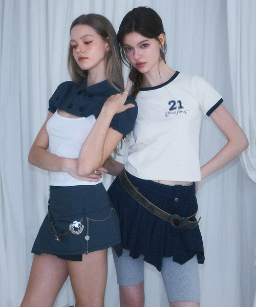 ROSEFRANTZ（ロゼフランツ）の「No.21 Ringer T-shirt [Cream]（Tシャツ/カットソー・レディース・Cream・OS）」の3枚目の写真