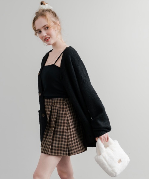 THE NORTH FACE(ザノースフェイス)の「日本未展開モデル THE NORTH FACE ザ・ノースフェイス WHITE LABEL ホワイトレーベル PLUMPY TOTE BAG MINI FUR/2WAYミニバッグ(ショルダーバッグ・レディース・ホワイト/ブラック・FREE)」の8枚目の写真