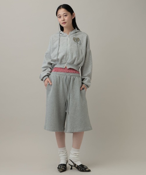 MUCENT（ムセント）の「【UNISEX】MUCENT／レオパード フードZIP（パーカー・レディース・グレー/ブラック・MEDIUM/SMALL）」の11枚目の写真