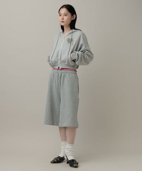 MUCENT（ムセント）の「【UNISEX】MUCENT／レオパード フードZIP（パーカー・レディース・グレー/ブラック・MEDIUM/SMALL）」の12枚目の写真