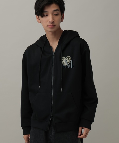 MUCENT（ムセント）の「【UNISEX】MUCENT／レオパード フードZIP（パーカー・レディース・グレー/ブラック・MEDIUM/SMALL）」の19枚目の写真
