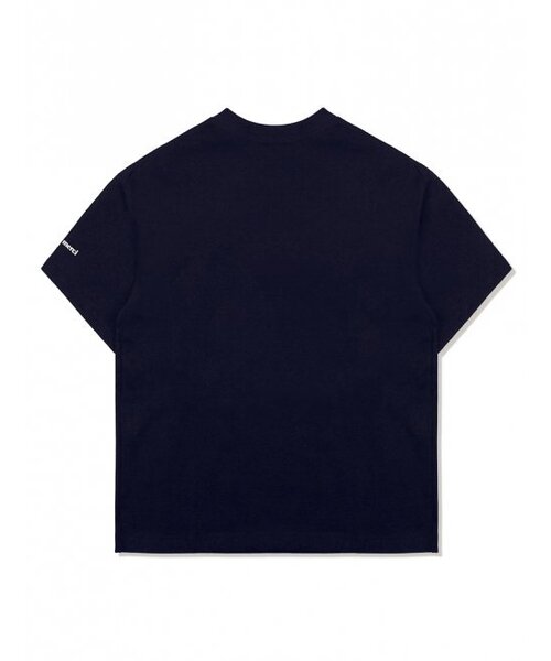 FABULOUS ARCHIVE(ファビュラスアーカイブ)の「ウィメンズ リリス リラックス クロップTシャツ ネイビー/ホワイト(FCC2TS385W)(Tシャツ/カットソー・レディース・ネイビー・SMALL/MEDIUM)」の4枚目の写真