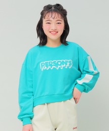 PERSON'S collection（パーソンズコレクション）の「ラインショートトップス（Tシャツ/カットソー）」