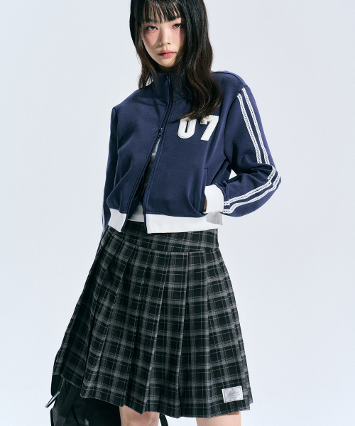 ZEROPLANET（ゼロプラネット）の「エリンチェックプリーツスカート[チャコール]（スカート・レディース・その他・SMALL/MEDIUM）」の2枚目の写真