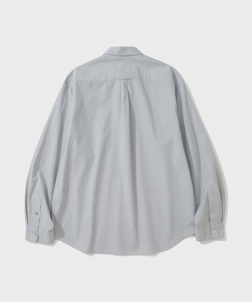 SHIRTER(シャーター)の「EDITOR CHECK SHIRT (GREY)(シャツ/ブラウス・メンズ・その他・SMALL/LARGE/MEDIUM)」の2枚目の写真