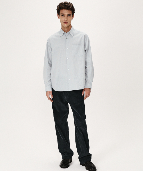 SHIRTER(シャーター)の「EDITOR CHECK SHIRT (GREY)(シャツ/ブラウス・メンズ・その他・SMALL/LARGE/MEDIUM)」の3枚目の写真