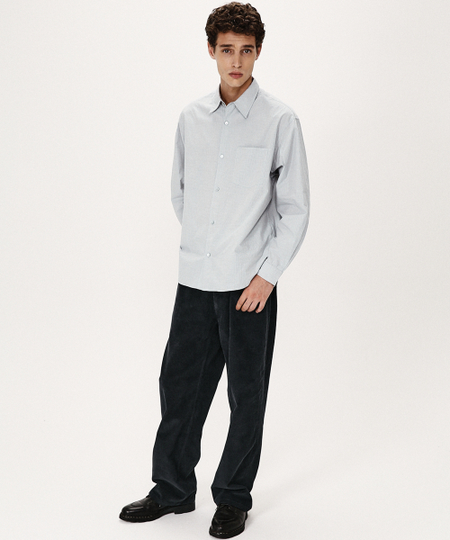 SHIRTER(シャーター)の「EDITOR CHECK SHIRT (GREY)(シャツ/ブラウス・メンズ・その他・SMALL/LARGE/MEDIUM)」の4枚目の写真