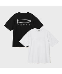 [2PACK] P-ACTIVE 半袖Tシャツ_ホワイト/ブラック