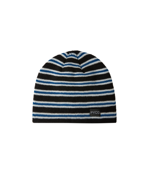 CHIN DOWN(チンダウン)の「PYCD STRIPE BEANIE (BLUE)(ニットキャップ/ビーニー・メンズ・その他・FREE)」の1枚目の写真