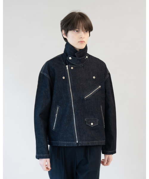 ASTLAY(アストレイ)の「Denim Rider Jacket (Indigo)(ライダースジャケット・メンズ・その他・2/3)」の11枚目の写真