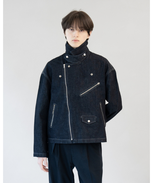 ASTLAY(アストレイ)の「Denim Rider Jacket (Indigo)(ライダースジャケット・メンズ・その他・2/3)」の12枚目の写真