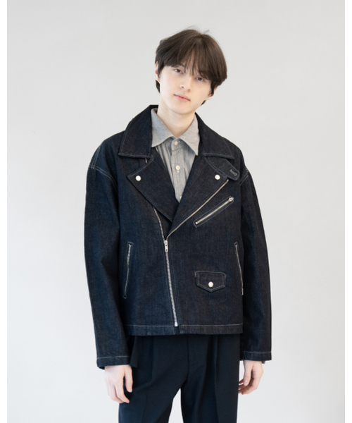 ASTLAY(アストレイ)の「Denim Rider Jacket (Indigo)(ライダースジャケット・メンズ・その他・2/3)」の13枚目の写真