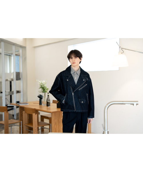 ASTLAY(アストレイ)の「Denim Rider Jacket (Indigo)(ライダースジャケット・メンズ・その他・2/3)」の16枚目の写真
