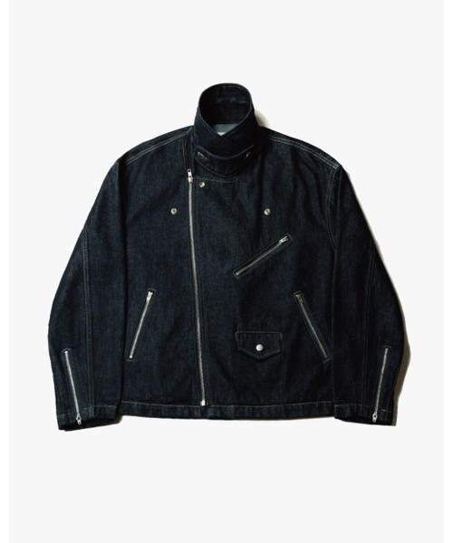 ASTLAY(アストレイ)の「Denim Rider Jacket (Indigo)(ライダースジャケット・メンズ・その他・2/3)」の6枚目の写真