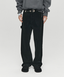 HEUTE（ホイテ）の「HET SQUARE VELVET DENIM (BLACK)（デニムパンツ）」