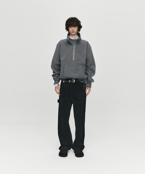 HEUTE(ホイテ)の「HET SQUARE VELVET DENIM (BLACK)(デニムパンツ・メンズ・ブラック・MEDIUM/LARGE)」の2枚目の写真