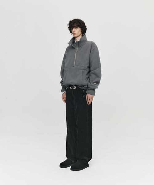 HEUTE(ホイテ)の「HET SQUARE VELVET DENIM (BLACK)(デニムパンツ・メンズ・ブラック・MEDIUM/LARGE)」の3枚目の写真