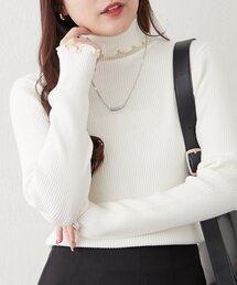 Another Branch olive des olive | メロータトルリブニット(ニット/セーター)