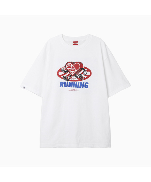 MENASOO(ミナス)の「New Big Hearttrack Graphic T Shirt_White(Tシャツ/カットソー・レディース・ホワイト・1/2/3)」の1枚目の写真