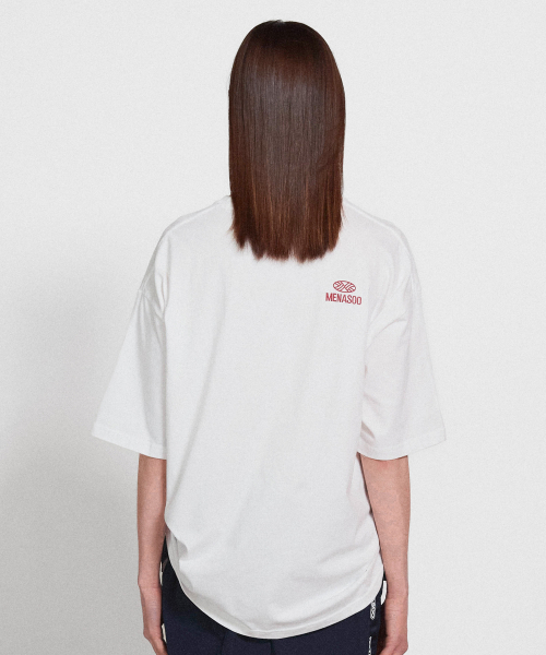 MENASOO(ミナス)の「New Big Hearttrack Graphic T Shirt_White(Tシャツ/カットソー・レディース・ホワイト・1/2/3)」の9枚目の写真