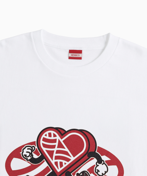 MENASOO(ミナス)の「New Big Hearttrack Graphic T Shirt_White(Tシャツ/カットソー・レディース・ホワイト・1/2/3)」の12枚目の写真