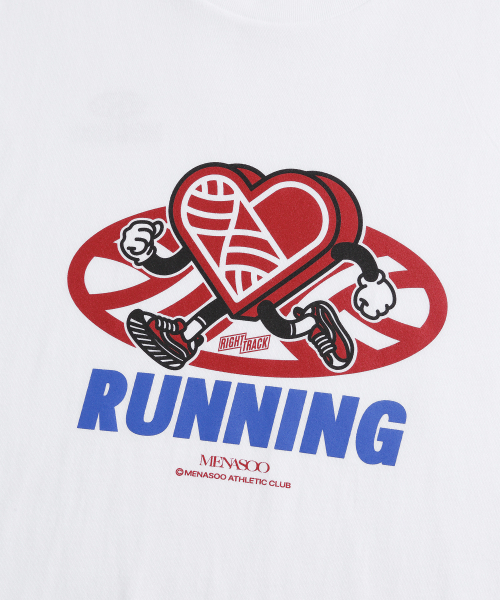MENASOO(ミナス)の「New Big Hearttrack Graphic T Shirt_White(Tシャツ/カットソー・レディース・ホワイト・1/2/3)」の13枚目の写真