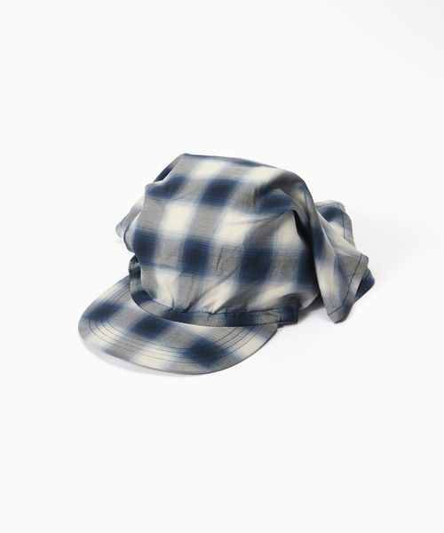 JOINT WORKS(ジョイントワークス)の「Cap Tokyo /キャップトウキョウ Bandana Cap(ハット・メンズ・ブルー/チャコールグレー・FREE)」の2枚目の写真