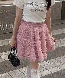 スワンチュールミニスカート