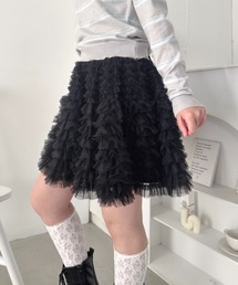 スワンチュールミニスカート