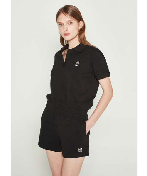 DAVE&DAZE（デイブアンドデイズ）の「PKポロシャツ ブラック（ポロシャツ・レディース・その他・SMALL/MEDIUM）」の3枚目の写真