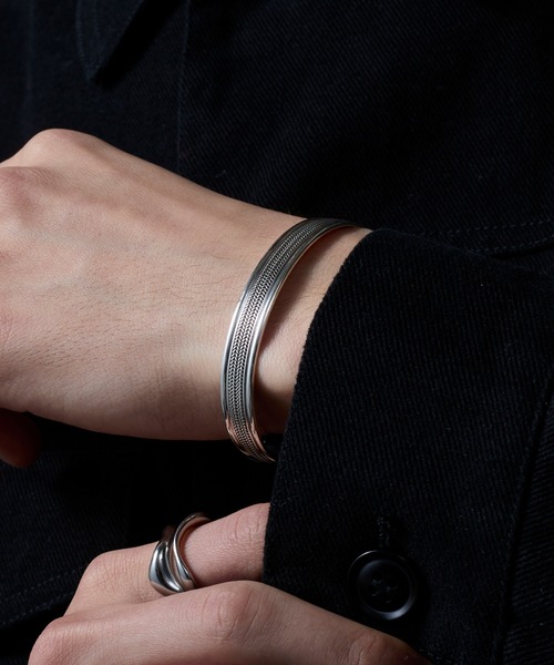 MAISON CLUB】Anderson Rope Bangle M / Silver925/アンダーソンロープ