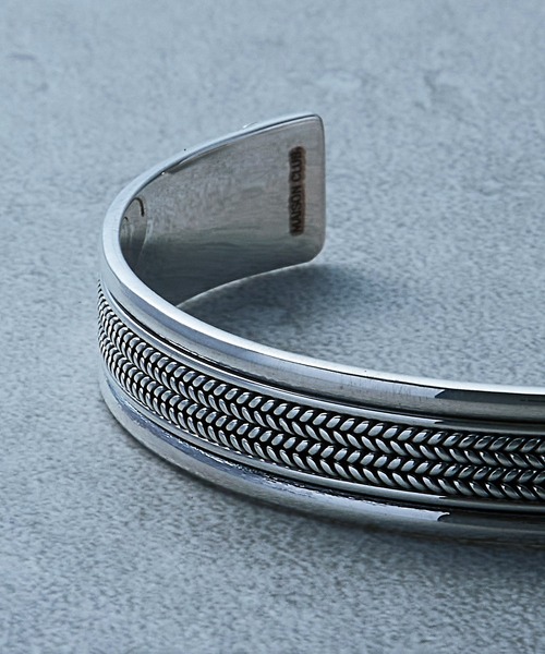 MAISON CLUB】Anderson Rope Bangle M / Silver925/アンダーソンロープ