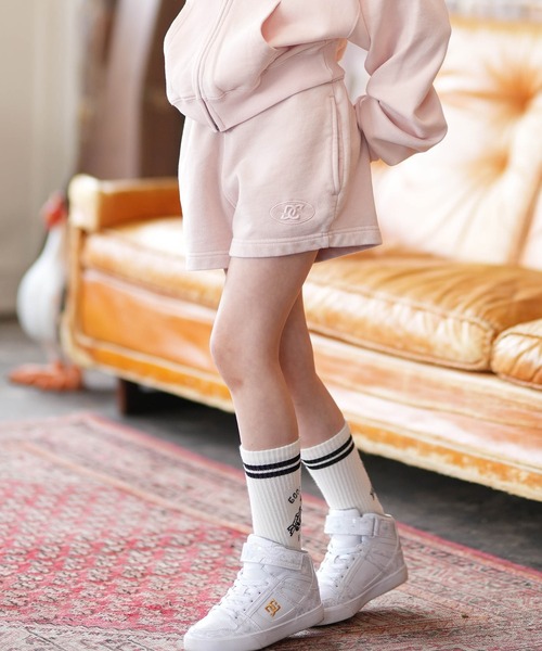 DC(ディーシー)の「DC/ディーシー キッズ ショートパンツ 26 KD GS HIDDEN FLEECE SHORT YWS261522M ムラサキ限定(その他パンツ・キッズ・ピンク/ベージュ/ブラック・150cm/140cm/130cm)」の3枚目の写真