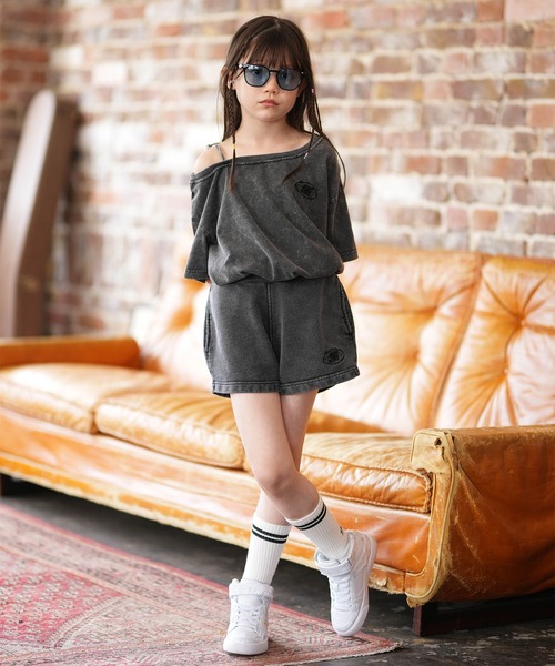 DC(ディーシー)の「DC/ディーシー キッズ ショートパンツ 26 KD GS HIDDEN FLEECE SHORT YWS261522M ムラサキ限定(その他パンツ・キッズ・ピンク/ベージュ/ブラック・150cm/140cm/130cm)」の21枚目の写真