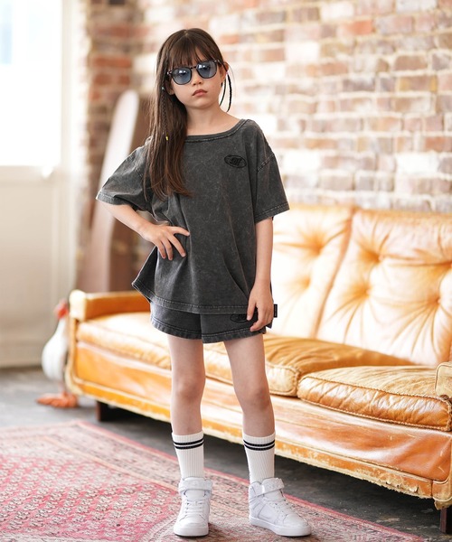 DC(ディーシー)の「DC/ディーシー キッズ ショートパンツ 26 KD GS HIDDEN FLEECE SHORT YWS261522M ムラサキ限定(その他パンツ・キッズ・ピンク/ベージュ/ブラック・150cm/140cm/130cm)」の19枚目の写真