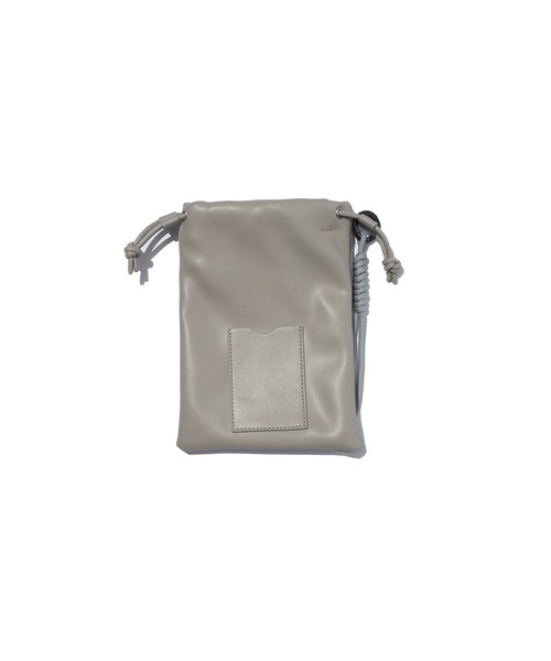 F/CE. （エフシーイー）の「F/CE. TECH LEATHER EYELET POCHETTE / エフシーイー テックレザー アイレット ポシェット（ショルダーバッグ・レディース・ベージュ/ブラック/シルバー・FREE）」の4枚目の写真