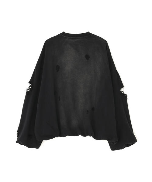 DANKE SCHON（ダンケシェーン）の「DankeSchon/ダンケシェーン/CHEMICAL BALOON CREWNECK（スウェット・メンズ・ブラック・M/L）」の2枚目の写真