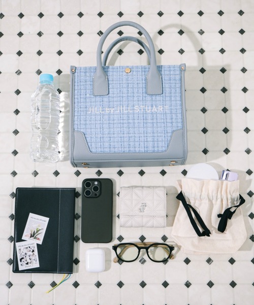 JILL by JILL STUART（ジルバイジルスチュアート）の「ツイードショルダートート（ショルダーバッグ・レディース・ブラック/グレー/ホワイト・FREE）」の12枚目の写真