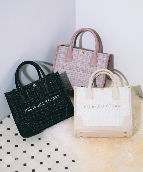 JILL by JILL STUART（ジルバイジルスチュアート）の「ツイードショルダートート（ショルダーバッグ・レディース・ブラック/グレー/ホワイト・FREE）」の6枚目の写真