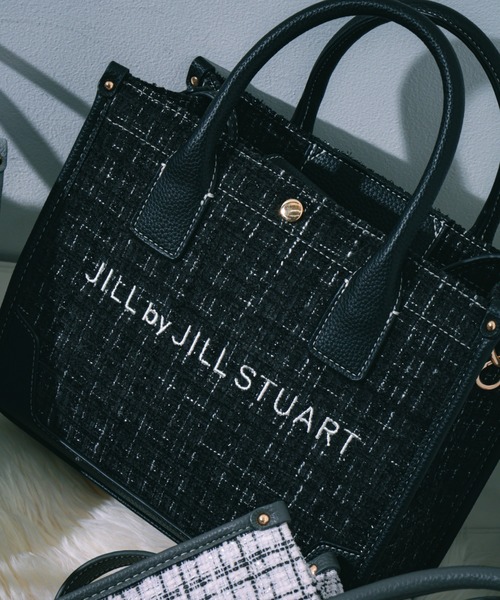 JILL by JILL STUART（ジルバイジルスチュアート）の「ツイードショルダートート（ショルダーバッグ・レディース・ブラック/グレー/ホワイト・FREE）」の10枚目の写真
