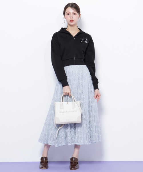 JILL by JILL STUART（ジルバイジルスチュアート）の「ツイードショルダートート（ショルダーバッグ・レディース・ブラック/グレー/ホワイト・FREE）」の16枚目の写真