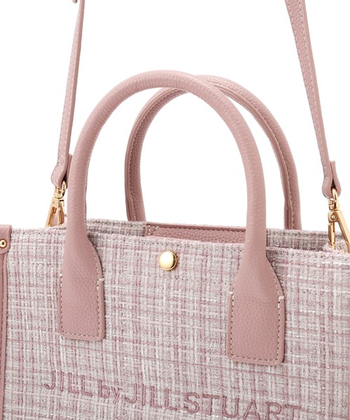 JILL by JILL STUART（ジルバイジルスチュアート）の「ツイードショルダートート（ショルダーバッグ・レディース・ブラック/グレー/ホワイト・FREE）」の4枚目の写真