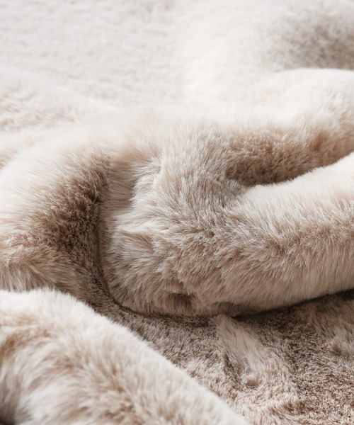 reca（レカ）の「ファーケープ（ストール/ショール・レディース・グレー/ベージュ・ONE SIZE）」の13枚目の写真